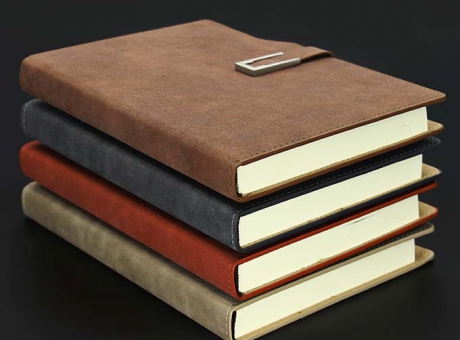 金屬磁扣記事本A5  質感紋理  商務大氣